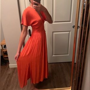 O’Neill coral pink maxi dress